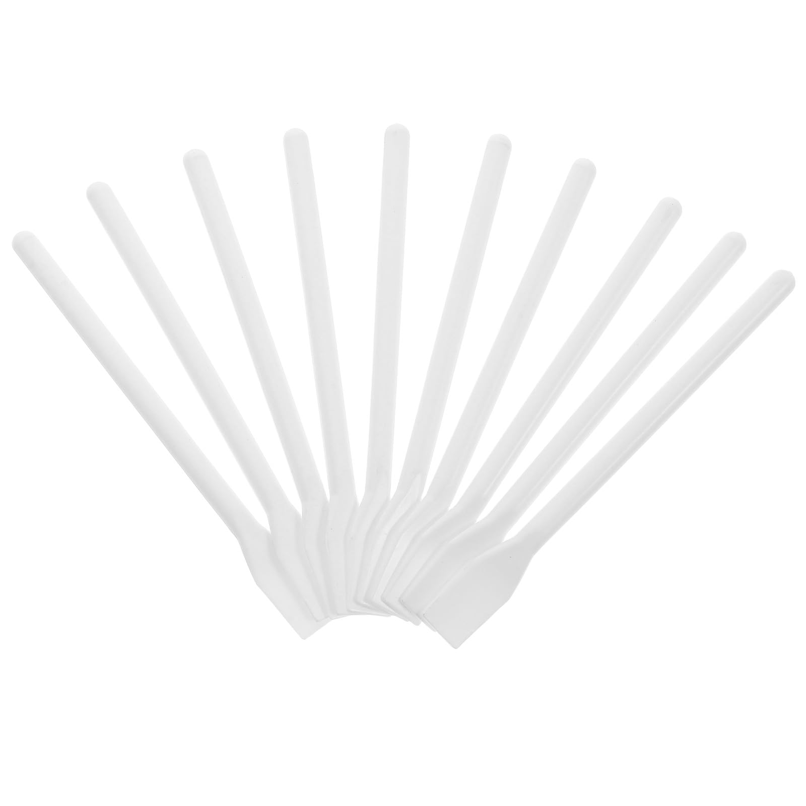 MAGICLULU Spatole per Stucco e Raschietti per Vernice in Plastica Bianca, Set da 10 Pezzi, Applicatori Colla Multifunzionali per Fai da Te, Adatti a Casa, Ufficio e Scuola