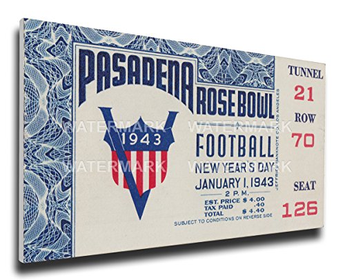 NCAA Georgia Bulldogs 1943 Rose Bowl Mega Ticket