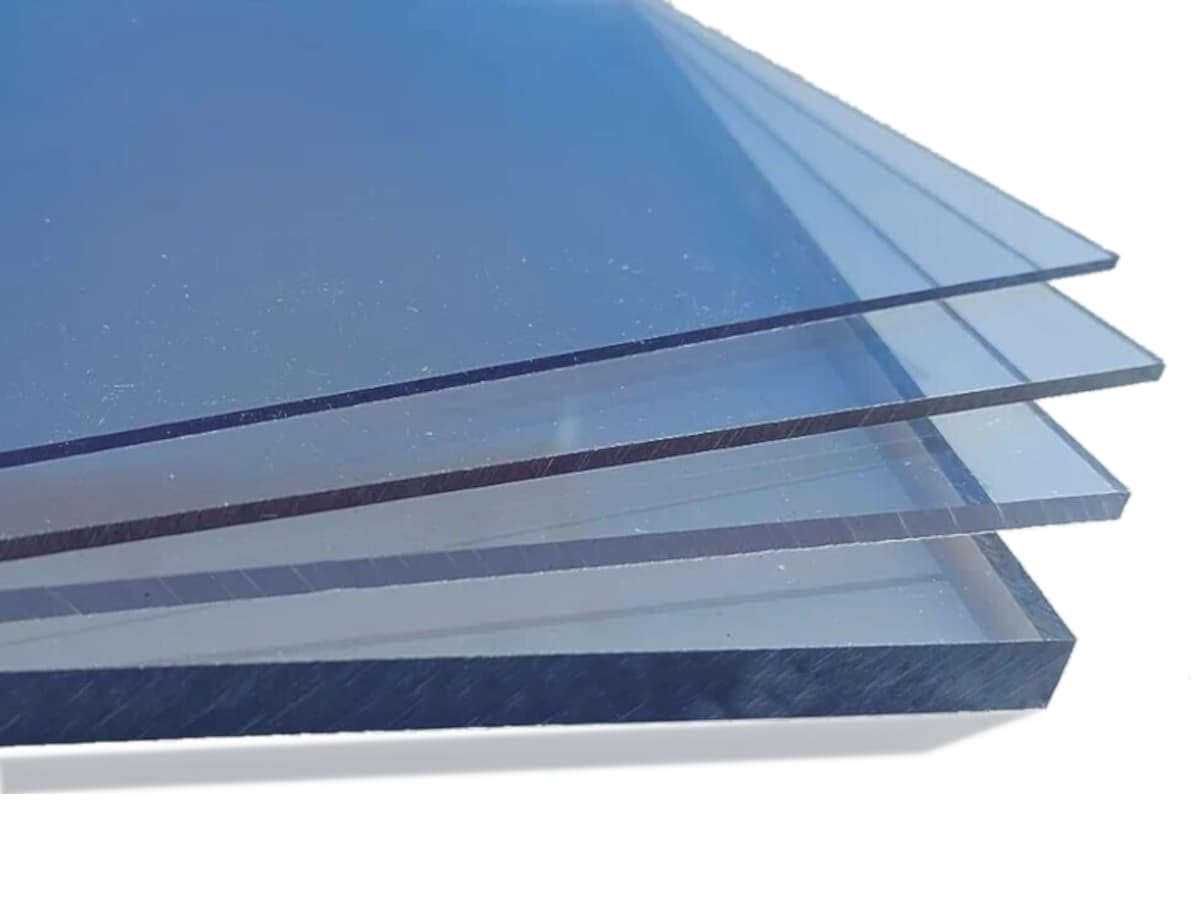 Vetro sintetico, trasparente spessore 5 mm, varie misure (5x400x1000 mm)
