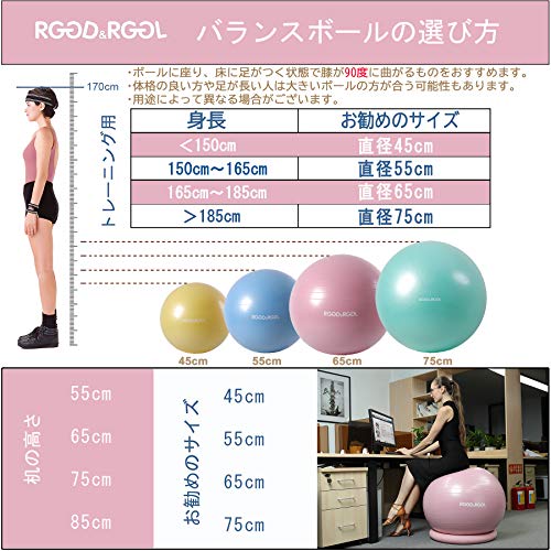 在宅勤務 テレワークにおすすめのバランスボール6選 直径の選び方