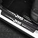 Piastra per battitacco adesivo per auto, per JEEP Grand Cherokee Commander Renegade Wrangler Compass Patriot 4 pezzi