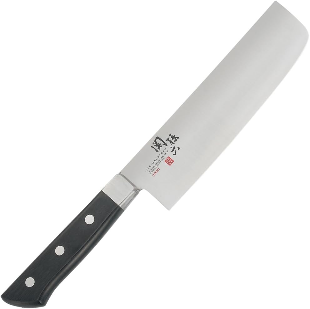 6 1/2" (165mm) Nakiri Chopping Knife - KAI 3000 ST Series