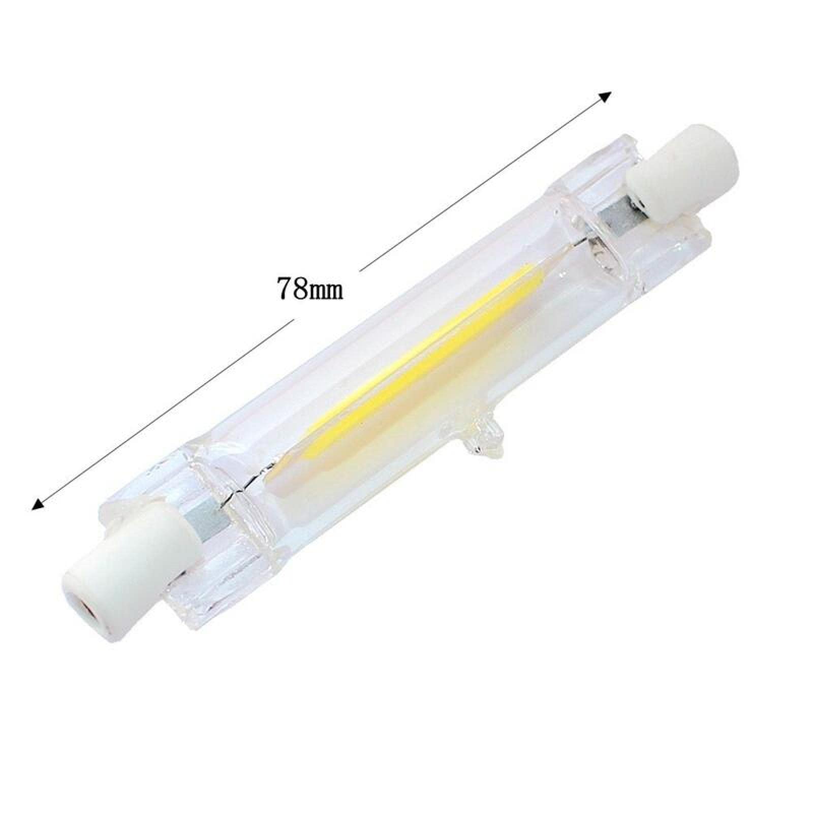 LED Bulb R7S In Full Glass Tube 78mm 4W, R7S Base LED Light Bulb 4W 78mm, R7S LED COB Glass Tube 78mm Instead Of Halogen Tungsten Lamp - Foto 2