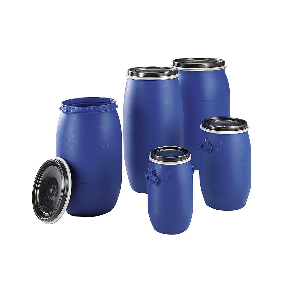 FRANKEL kaiserkraft | Fût à couvercle homologué pour produits dangereux UN-X | capacité 60 l | 1 pièce et +