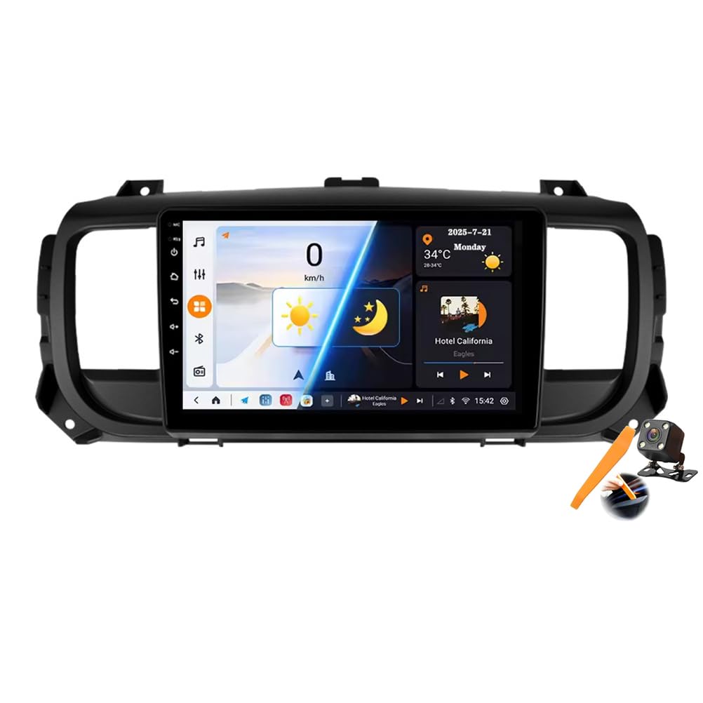Cartablet Multimedia Vídeo Reproductor Android 15 con Pantalla Táctil de 9'' 8