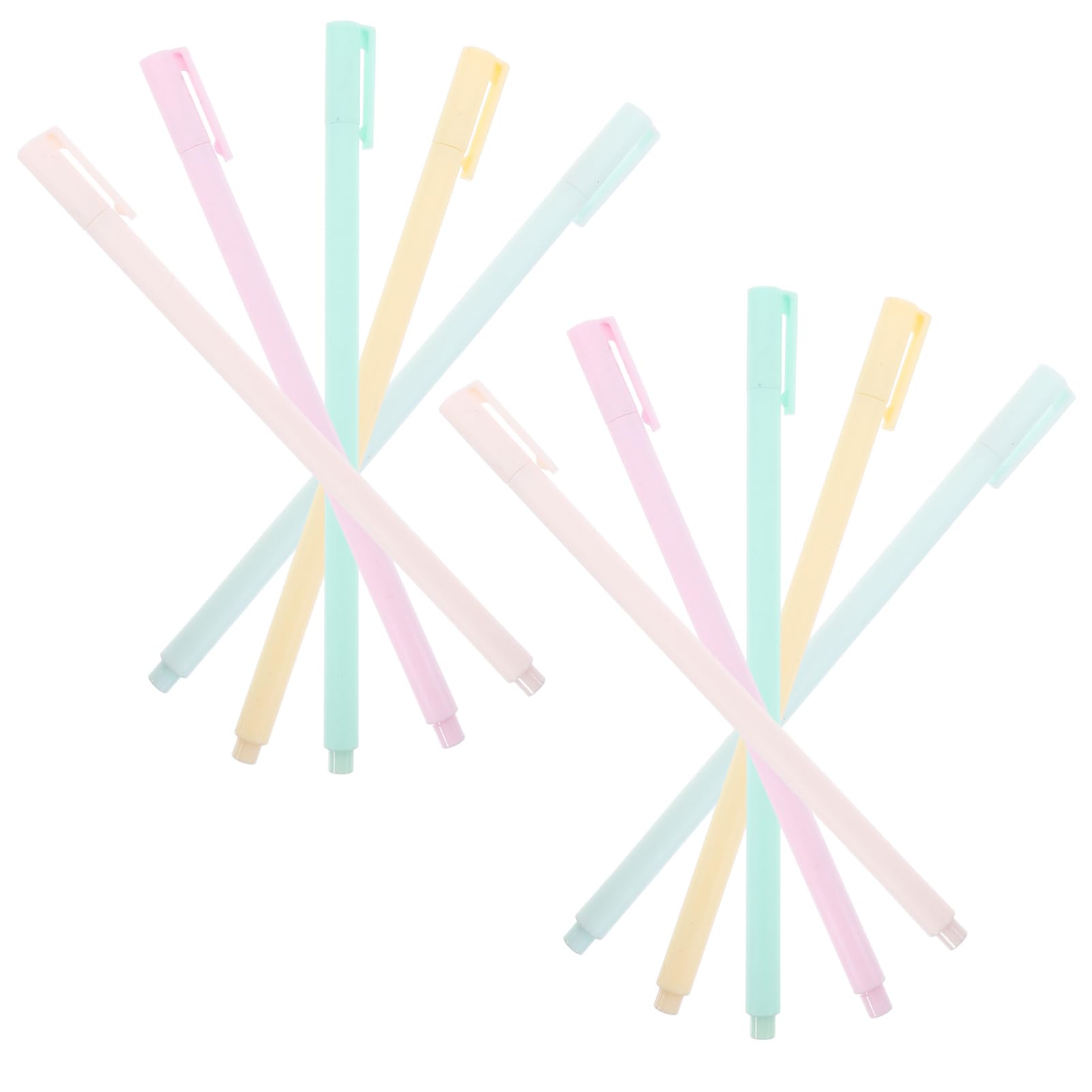 NUOBESTY 2 Juegos Pluma De Gel Boligrafos Gel Boligrafo Doodle Marcadores De Borrado En Seco Bolígrafos De Pluma Creativa Bolígrafo De Para Estudiantes El Plastico 40 Uds * 2