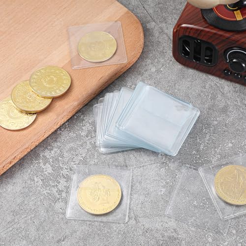 Fundas plásticas para monedas pack 75 piezas miniatura 7