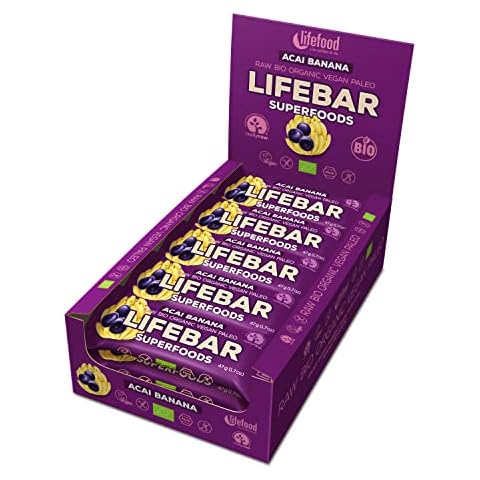 Lifefood, Lifebar Superfoods - Acai & Banane Energieriegel Cover