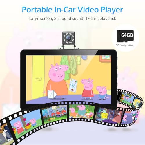 Itomoro Baby Car Camera, 5"+7" 1080P Dual Screen Car Baby Camera with Two-Way Video, Music & Video Play Supported, Night Vision & 150° Wide View Baby Monitor for Car Backseat with 64GB Storage-ACZ419 - Image 5