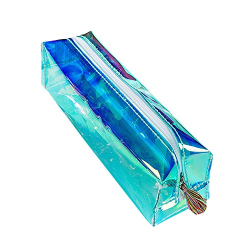 Preisvergleich Produktbild Federmäppchen, Bleistifttasche Holographic Reißverschluss Pen Taschen Kosmetik Taschen Laser Makeup Pouch Halter Briefpapier Pouch Stifteetui Mäppchen Stifttasche wasserdicht case (Multicolor)