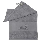 Azeeda 'Grasshopper' Grey Golf/Gym Towel (GT00002388)