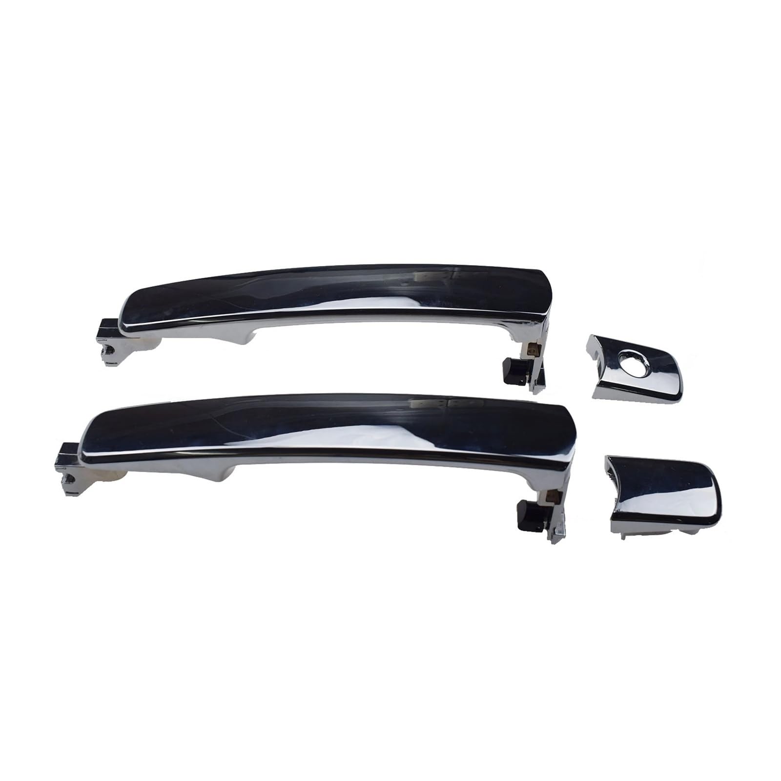 BYSKJZ Car Outer Door Handle Replacement for Infiniti for FX35 for Murano for Rogue Front Rear Outer Chrome Door Handle 80640-CA012 82646-CA000 80640CA012 80645-CA000(Front Pair)