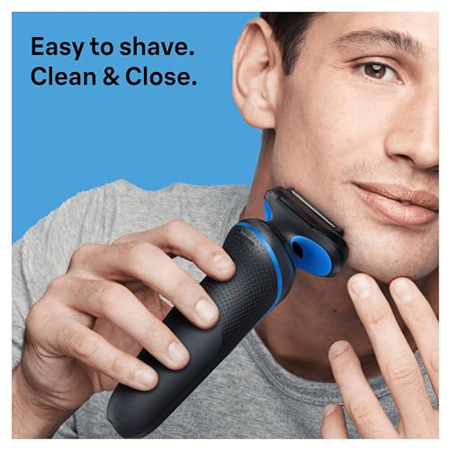 Braun Series 5 Electric Shaver for Men, Waterproof Electric Razor, 3 Flexible Blades, EasyClean System, AutoSense Technology, Braun 51-B1000s - Image 3