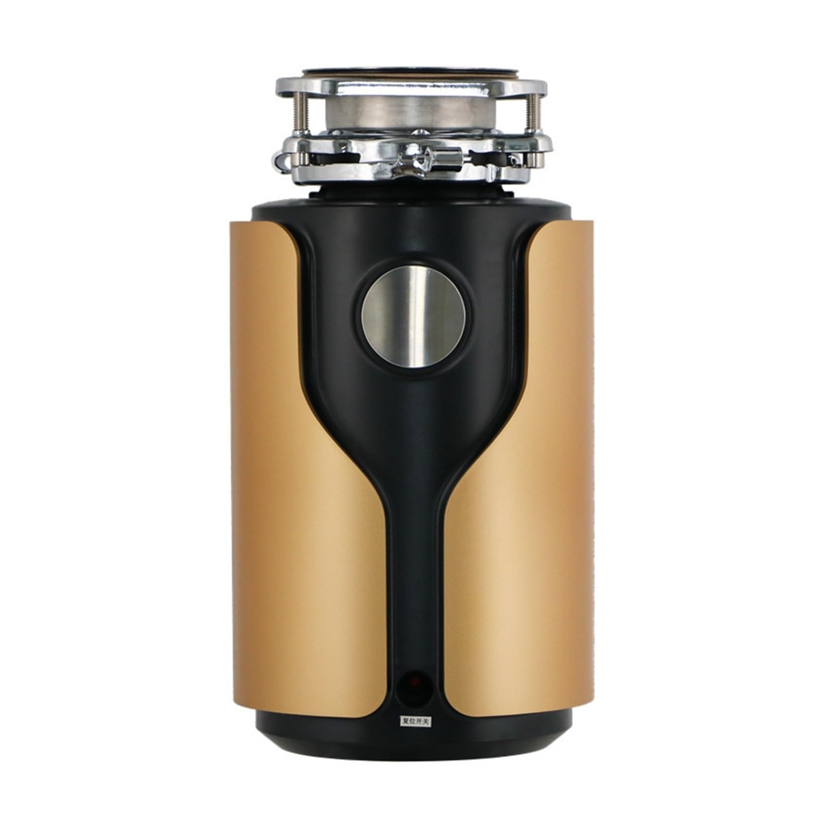 Broyeur d'ordures ménagères Professionnel 560W Processeur d'élimination des déchets Alimentaires 7 Broyeur en Acier Inoxydable Appareil de Cuisine (Golden EU)