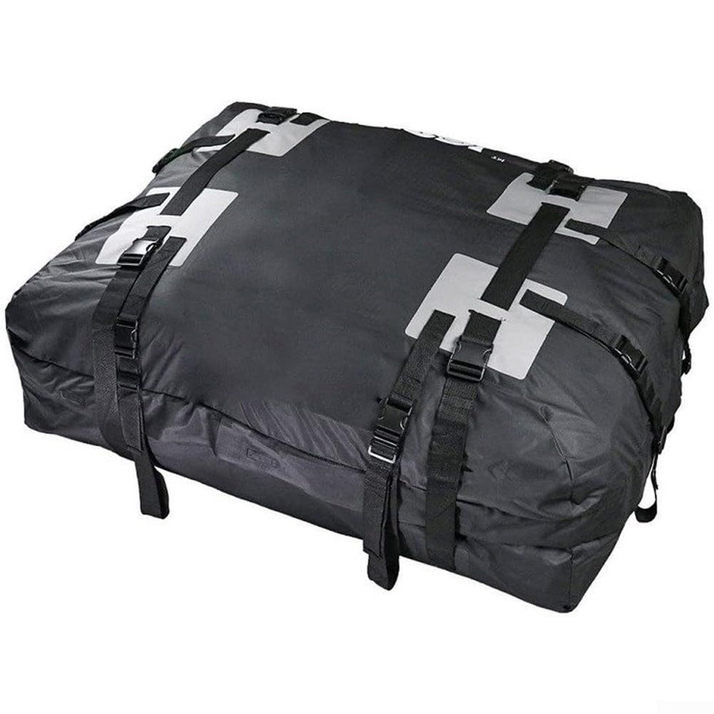 SPORTARC Borsa da tetto per auto, 425 l, impermeabile, grande borsa da viaggio, per auto, furgoni, SUV, camion, Come da immagine