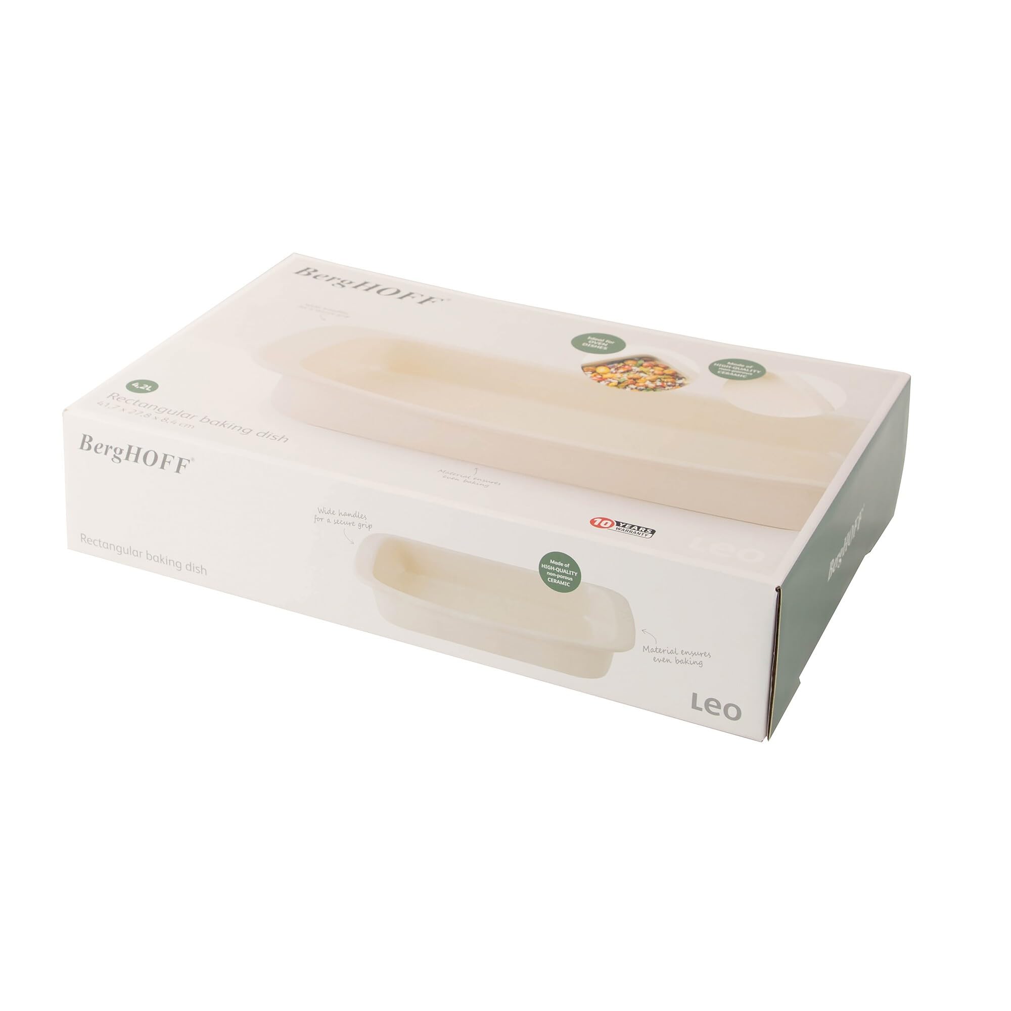 Berghoff Leo - Molde para horno rectangular Balance 35,50x25x7,30cm