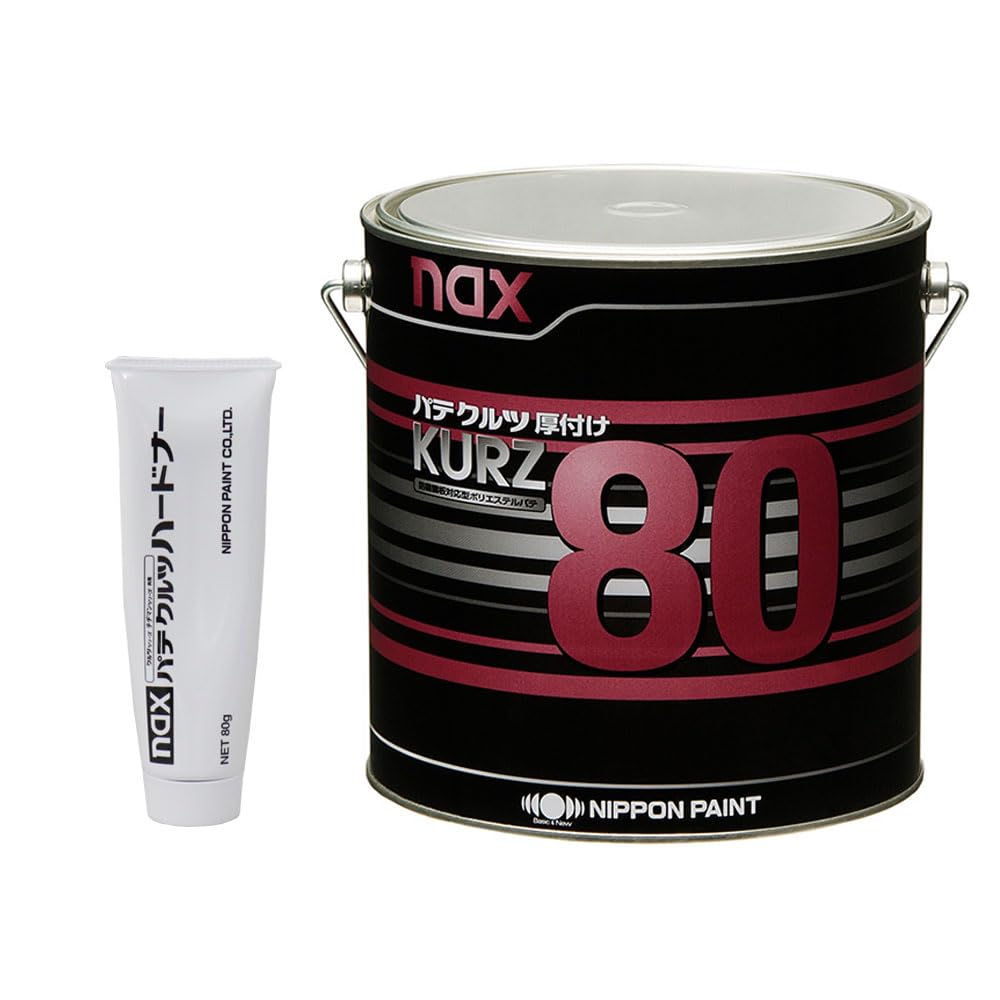 Amazon | naxパテ クルツ ♯80 冬 3.5kg硬化剤付セット/日本ペイント