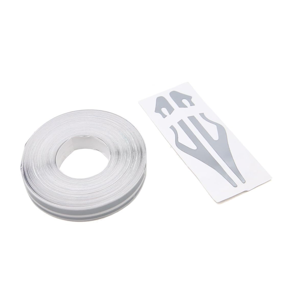 Pinstripe Tape for Cars - DIY Vinyl Grey Pin Striping Decals, 32×0.47 inches Auto Waterproof Pin Stripe Tape Emblems Trim, Car Styles Stickers Universal for Automotive Musical Instrument Home Door