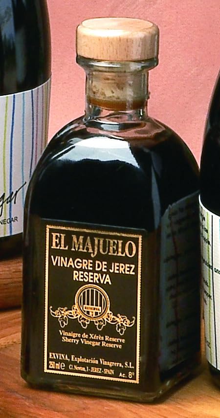 El Majuelo Spanish Sherry Vinegar, Gran Reserva Extra Viejo, 20-Year-Old, 12.7 Oz Bottle, Premium Quality, Aged for Two Decades, Rich and Complex Flavor, Made from Gran Reserva Sherry, Product of