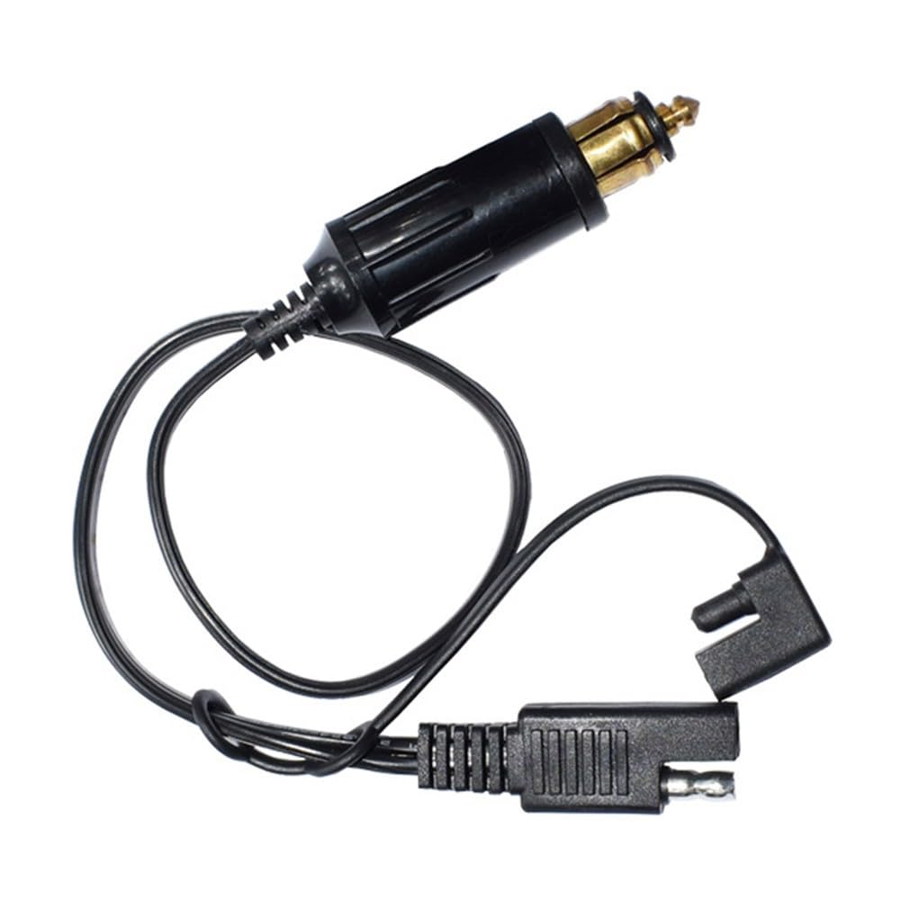 SAE auf für BMW Motorrad-Batterie-Ladekabel, 40,9 cm, 18 AWG, Schnellanschluss zum Laden, Heizen, GPS und Reifenaufpumpen, stabiler Kunststoff-Metalldraht