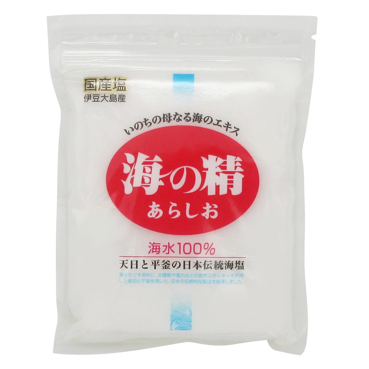 海の精 国産塩 伊豆大島産 あらしお 240g×4袋