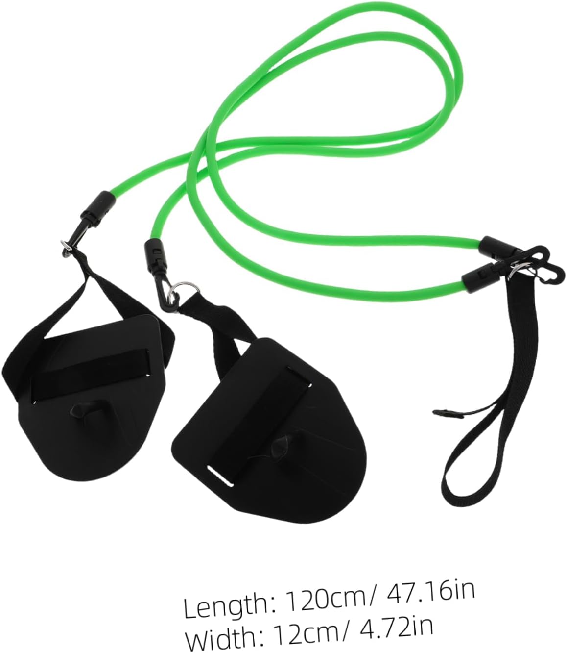 50pounds Swim Training Equipment Freestyle Arm Strength Enhancer Elastic Resistance Bands Comfortable Hand Grips Portable Swim Paddles