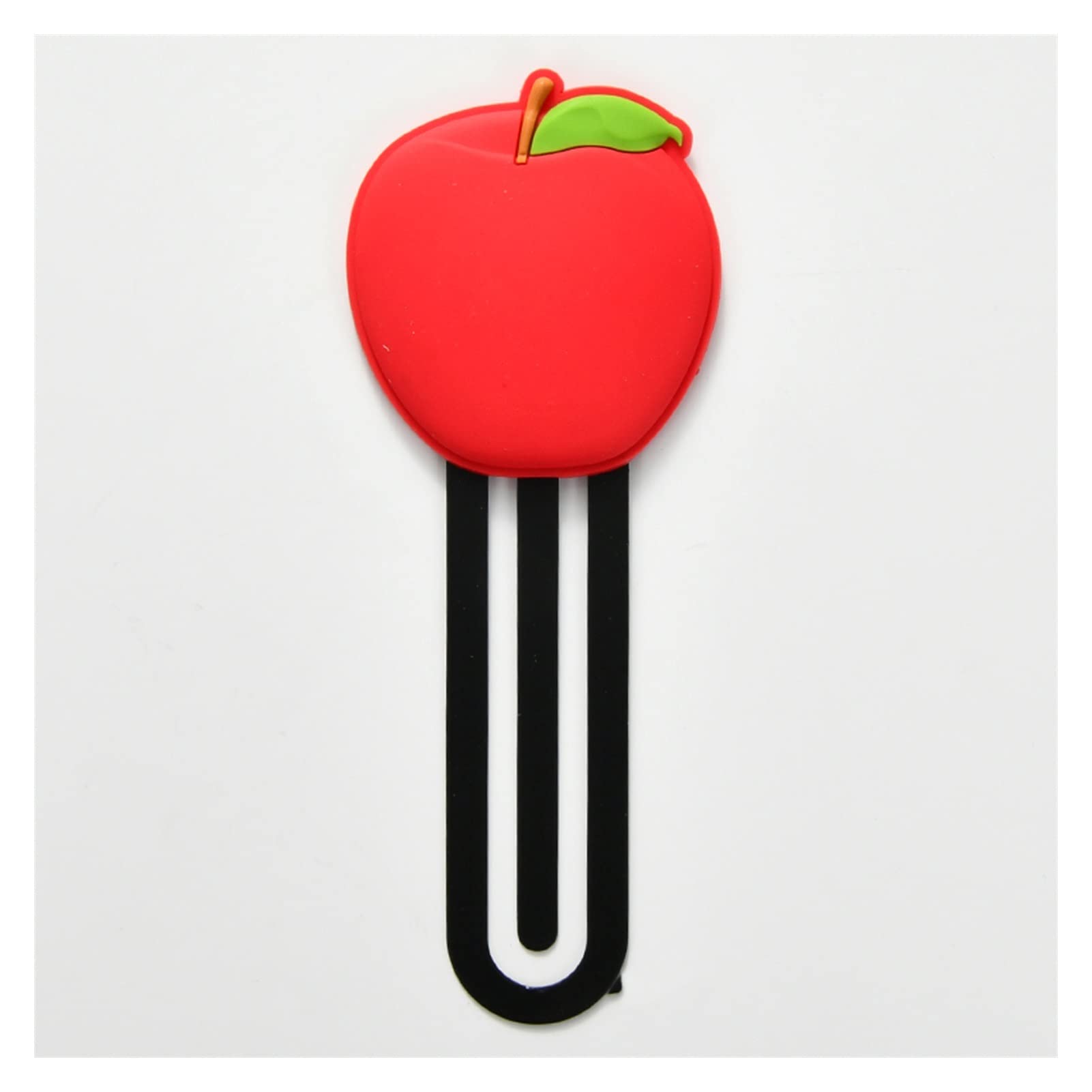 2 Pcs Kinder Lesezeichen 3D Stereo Silikon Lesezeichen Nette Metall Große Büroklammer Marker Lesezeichen,Lesezeichen