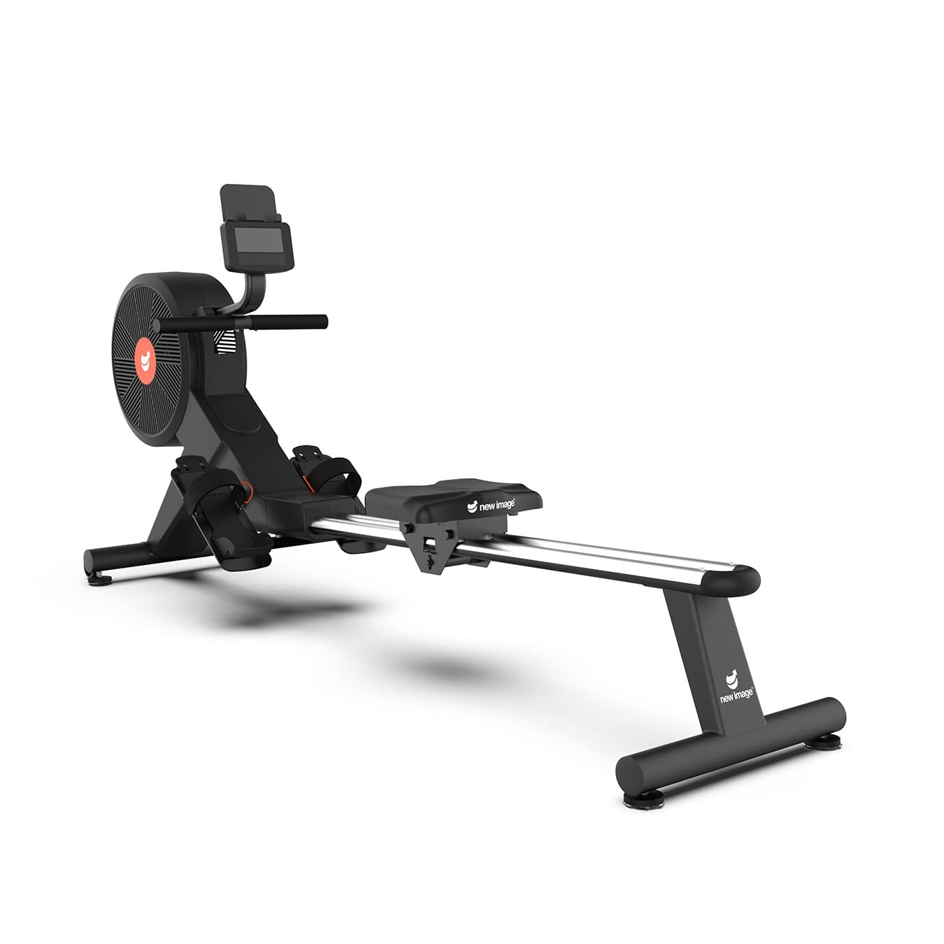New Image Rowing Machine - Bluetooth Enabled - 16 Levels Resistance - Black