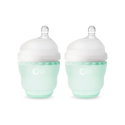 Miniatura 10 de Olababy Gentle Bottle - Juego de 2 piezas de coral, 8 onzas, paquete de 2