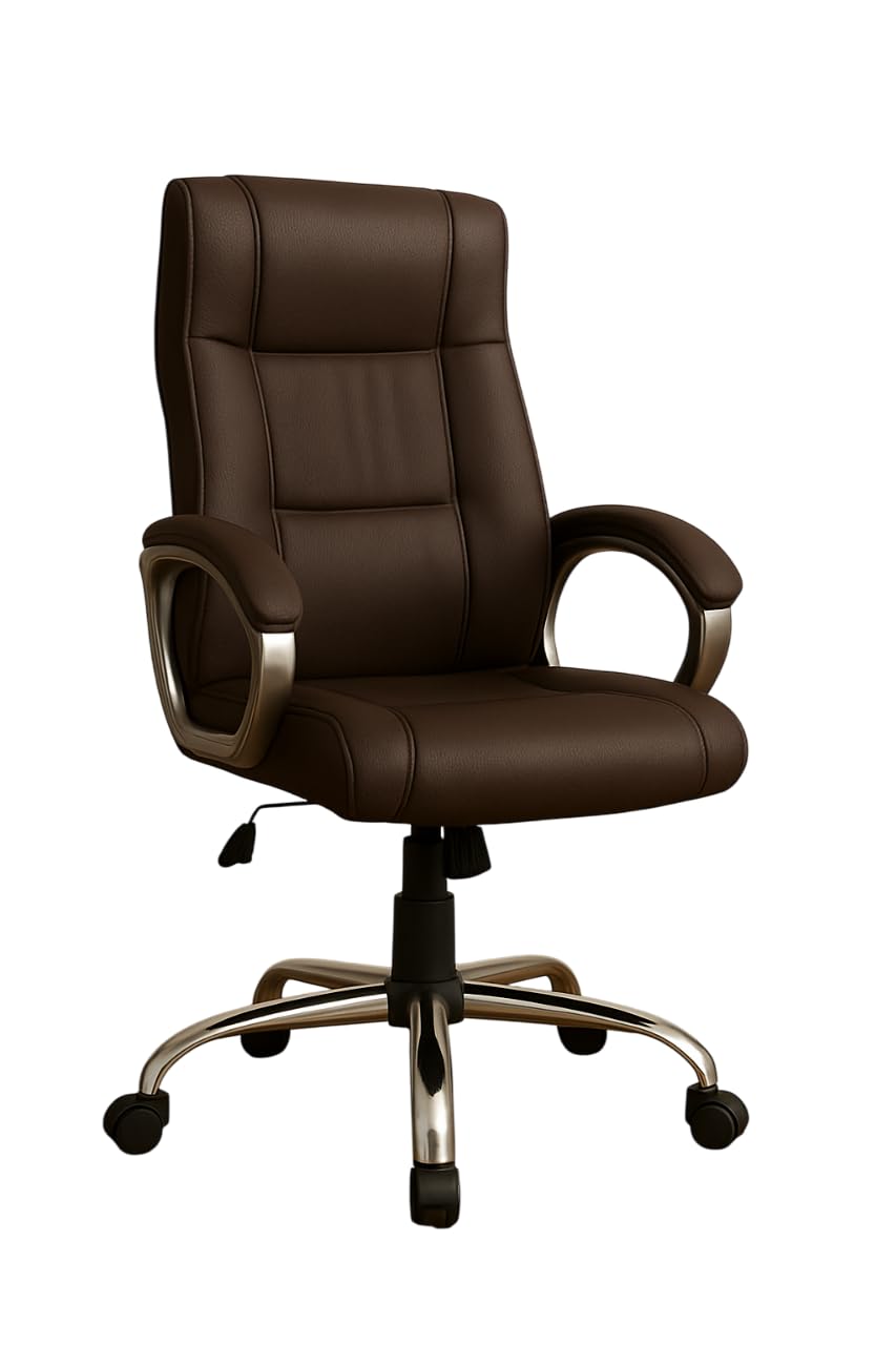 CHAIR KING PESTIGE Premium Leatherette Executive Chair | High Back Ergonomic Work from Home Office Chair with Height Adjus... - Review, Price and Buying Guide