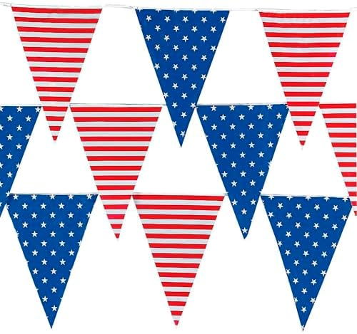 Fun Express 4th of July Decorations Outdoor Patriotic Banner - 10...