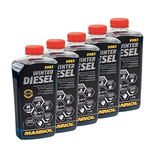 Winter Diesel Kraftstoff Additiv Fließverbesserer Mannol 9983 5 X 1 Liter