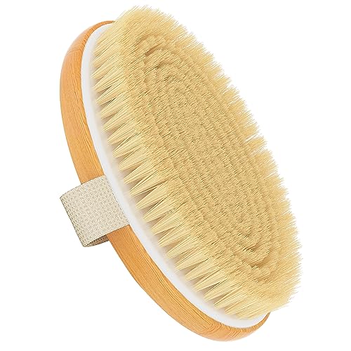 metene dry brushing body brush exfoliating body scrubbers natural bristles for dry skin improve circulation stop ingrown hairs reduce acne and cellulite