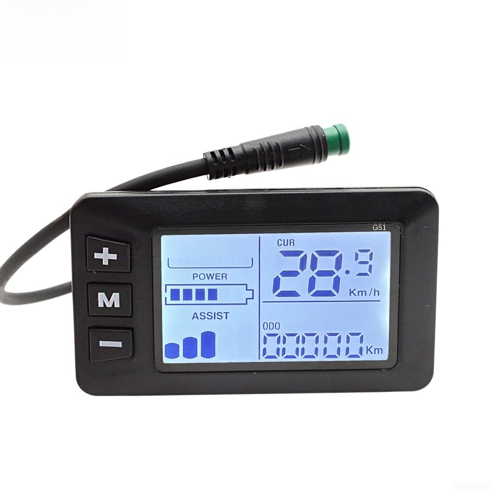 G51 Écran LCD pour vélo électrique Contrôleur de vitesse