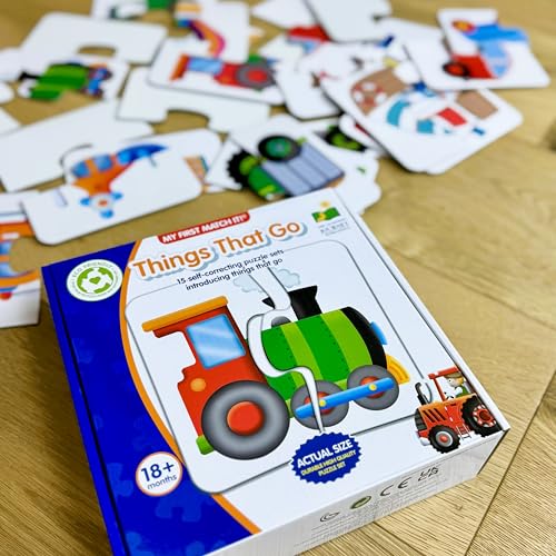 Image of The Learning Journey: My First Match It - Things That Go - 15 Self-Correcting Vehicle Matching Puzzles
