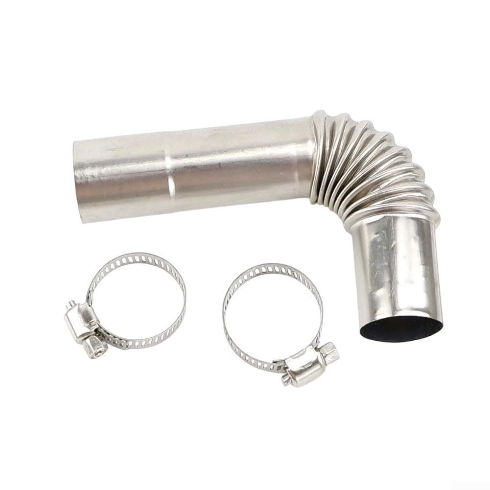 AIKEOU Exhaust System Elbow Connector for Diesel Heaters Stainless Steel Build with Dual Diameter Compatibility 24mm 25mm 25mm 26mm,1PCS