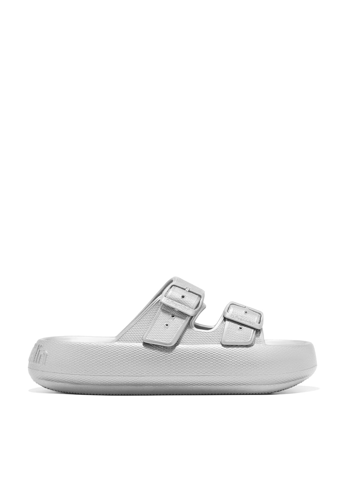 D.Franklin Sandalias Mujer Bloomer Bio Silver - Sandalias deportivas planas cómodas para verano - Talla (38) - Modelo bloomer