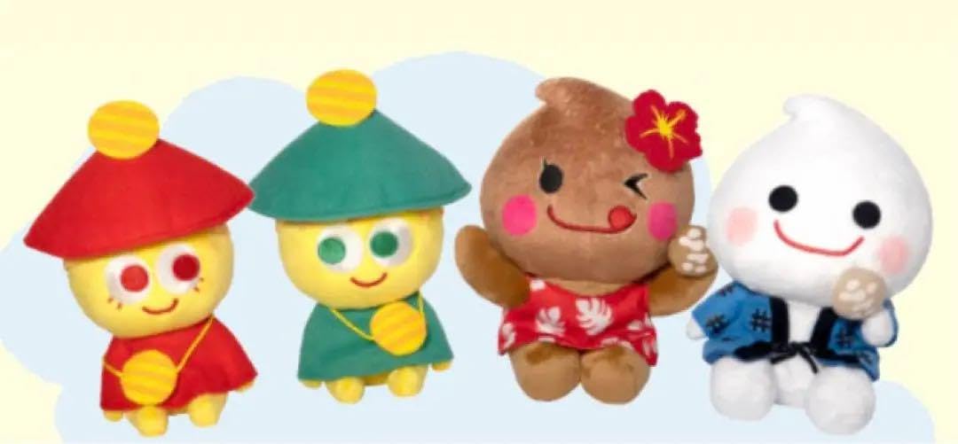 三幸製菓 ホワミル他 ぬいぐるみセット 4種類 三幸製菓 ホワミル他 ぬいぐるみセット 4種類 ぬいぐるみ4点