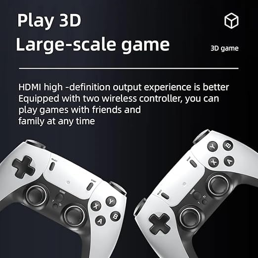 GAMESOUL Gamestick GD30 Video Game Console - 35,000+ Classic 2D/3D Games, Wireless Controllers, HDMI Output 3