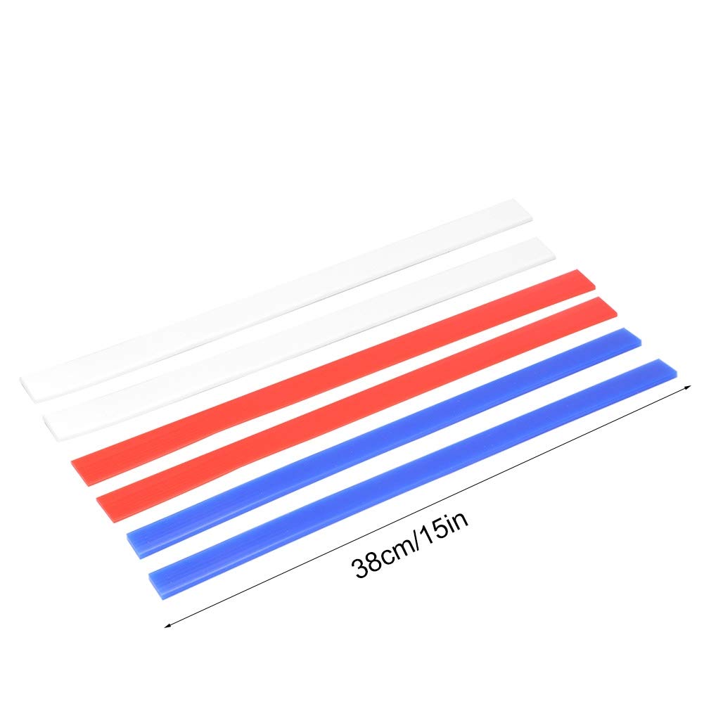 Rolling Pin Guide Silicone Dough Strip Professional Measuring Dough Thickness Strips for Cookies Pie Pizza Dumpling, 2mm, 4mm, 6mm