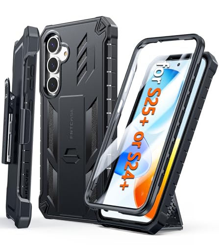 Coque Samsung S24 Plus antichoc de qualité militaire robuste avec étui