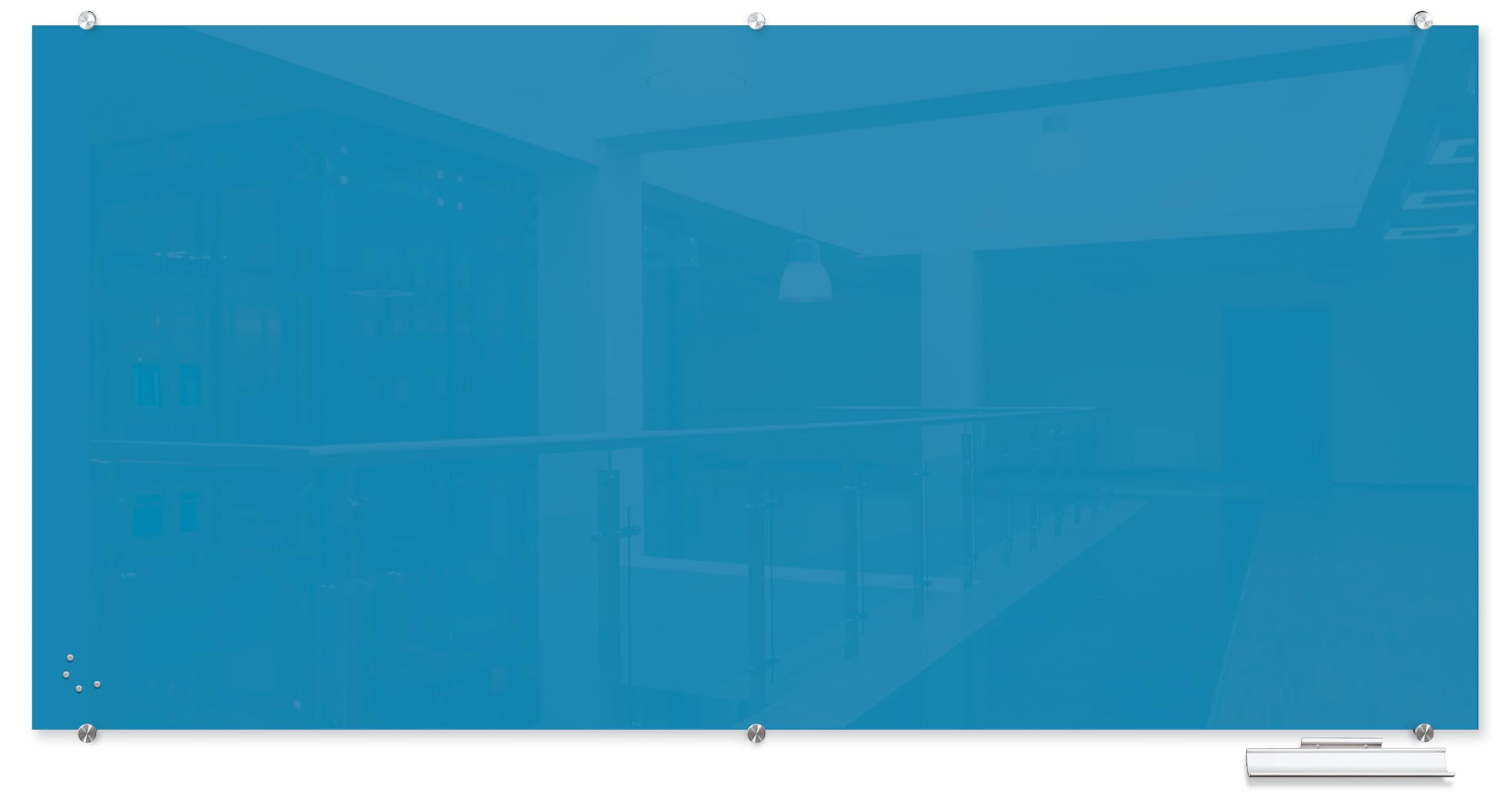Best-Rite 48"W x 96"H / Light Blue / 1 Dry Erase Boards