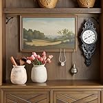 Ceramic Rustic Vase, Neutral Pottery Farmhouse Vases Home Decor, 7.48" Terracotta Pampas Flowers Decorative Vase for Table Entryway Mantel Bookshelf Bedroon Bathroom Living Room - Image 4