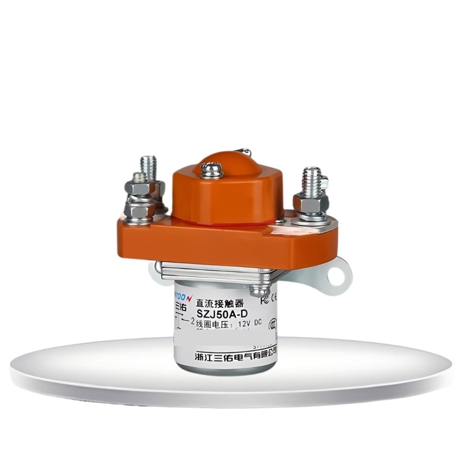 Relais contacteur CC SZJ50A-D 72V anti-surchauffe pour éviter les pannes de circuit
