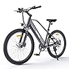 MileTrail1 26” Bici Elettrica Per Adulti Con Sensore di Coppia e Freni Idraulici, Autonomia 100KM, 36V 13AH Batteria Rimovibile, 25KM/H Velocità, Montagna E-Bike Per Il Pendolarismo e Il Fuoristrada