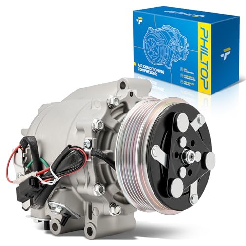 Image of PHILTOP 2003770 Air Conditioner AC Compressor with Clutch for Honda Civic 2012-2015 1.8L, Acura ILX 2013-2015 2.0L