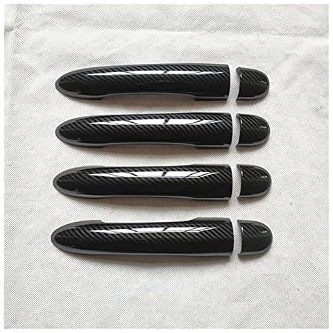 XIUHUI Xwang store Fit For Renault Scenic 2 Ii MK2 Accessories Door Handle Cover Trim Handles Covers Plastic Imitation Carbon Fiber (Color : KN) Cover