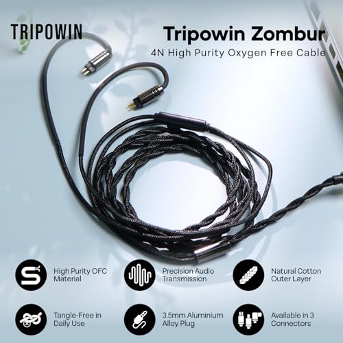 Cable Tripowin Zombur HiFi 3.5mm para músicos miniatura 2