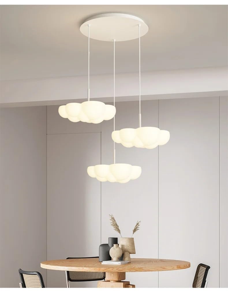 ITOSUI Nordic Cloud LED Pendant Lights Modern Chandeliers for Dining Table Island Living Room Bedroom Home Decor Lustre Fixtures,Chandelier