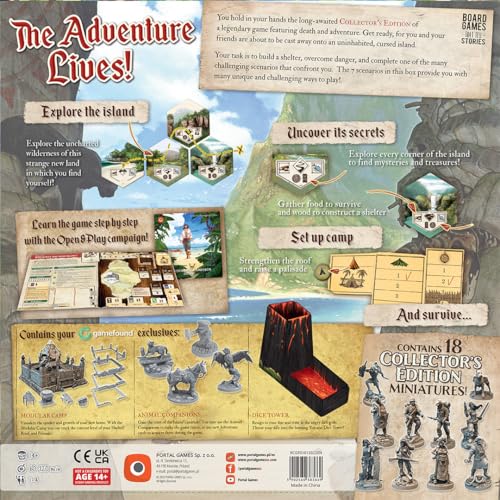 Robinson Crusoe Collector's Edition Juego de Mesa miniatura 2